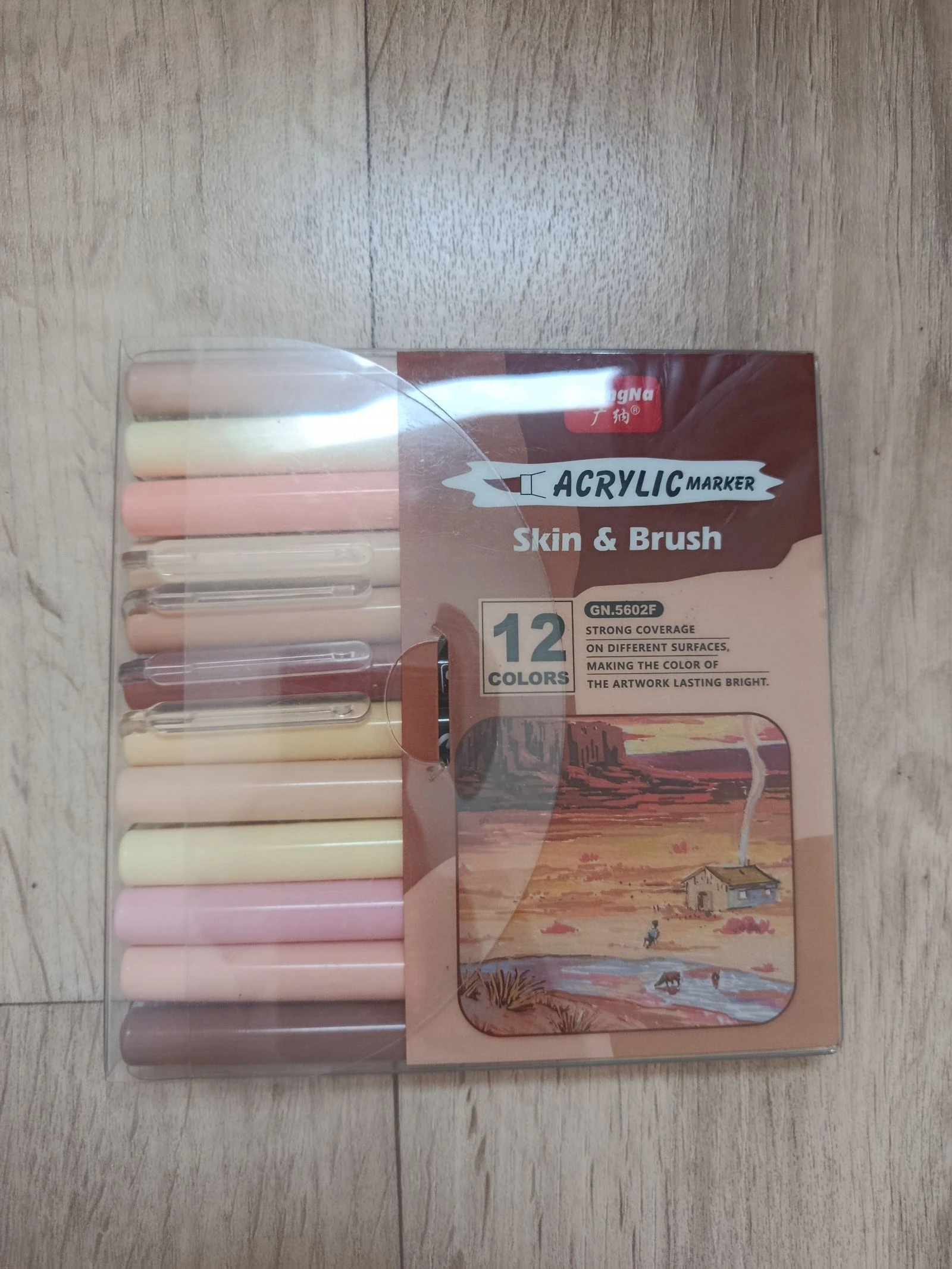 Feutres acrylique guangna couleur peau 